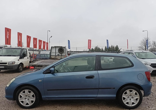 Honda Civic cena 4500 przebieg: 224000, rok produkcji 2003 z Warszawa małe 79